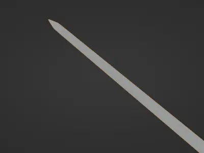 Medieval Longsword - Game Ready Free low-poly 3D model