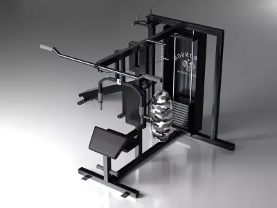 Multi Function Gym Machine Free 3D model