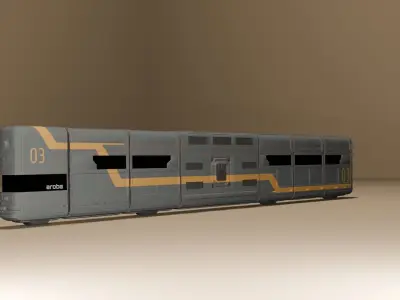 war train  3D model