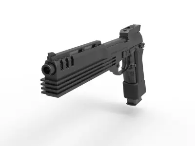 Guess gun 3D model