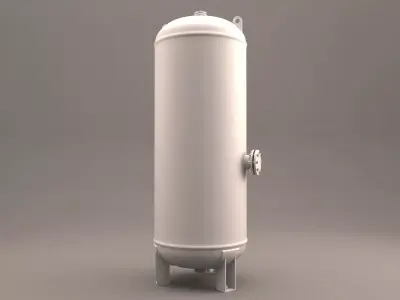 Industrial Tank Air Low-poly 3D model