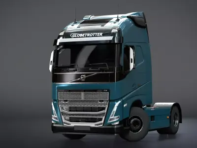 Volvo FH16 2020 Low-poly 3D model