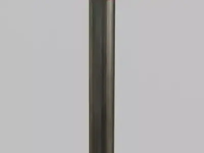 Small set of maces Low-poly 3D model