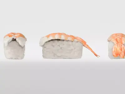 Sushi 3D model buy