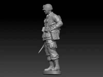 Soldier ready to 3d print 3D model