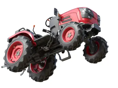 Mahindra Oja Low-poly 3D model
