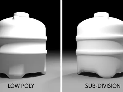Plastic Water Tank 2 3D model