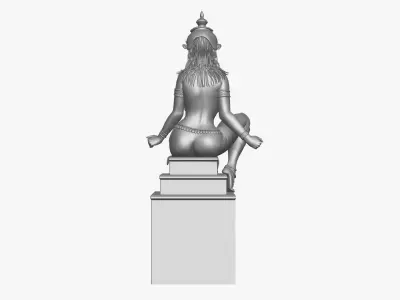 Woman statue 3D print 3D print model