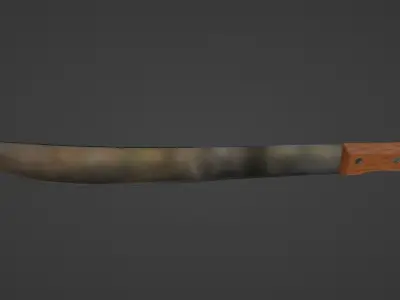 Machete 18 Inch Free low-poly 3D model