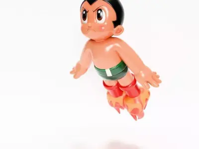  Astro Boy Rocket Jetboots toy 3D print model