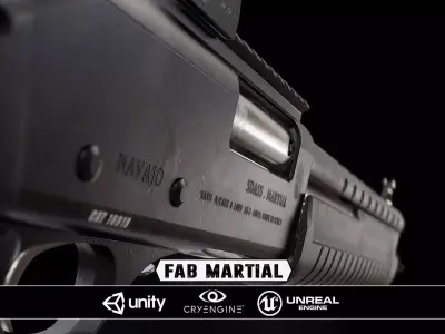 Fabram Martial - Model and Textures Low-poly 3D model