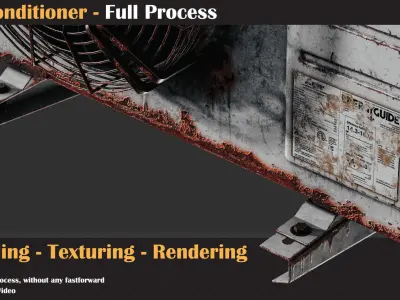 Air Conditioner - Full Tutorial   3D model