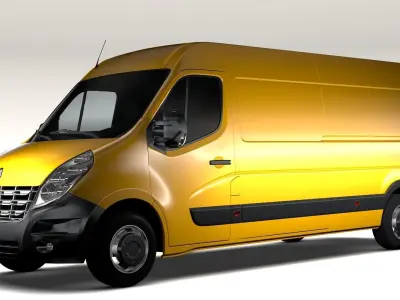 Renault Master L3H2 Van 2010 3D model