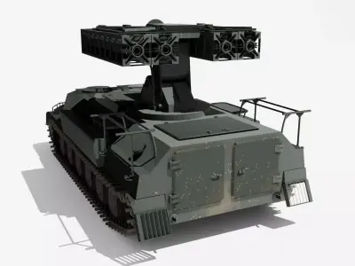 STRELA-SA13 Russian Low-poly 3D model