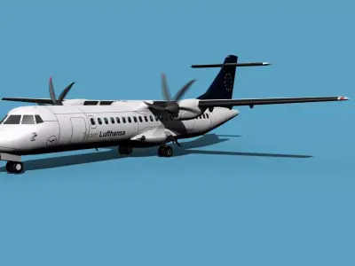 ATR  ATR-72-600 Lufthansa Team 3D model