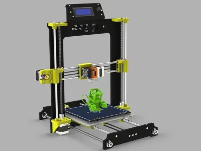 PRINTER 3D 2 TYPE PRUSA 3D 3D model