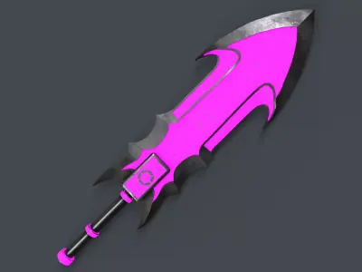 Sci-Fi Sword V4 - 05 Low-poly 3D model