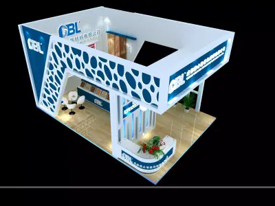 Exhibition - Area - 9X6-3DMAX2009-080 3D model
