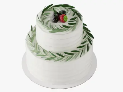 Wedding Cake 03 3D model