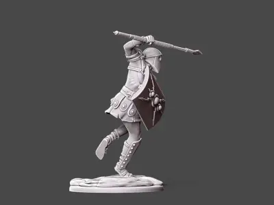 gladiator - 35mm scale 3D print model