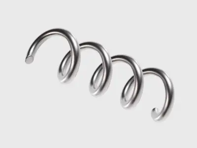 Spring Low-poly 3D model