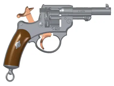 Chamelot-Delvigne 1874 3D model