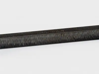 Pliers wrench Low-poly 3D model