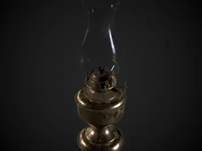 Oil Lamp Vintage 3D model