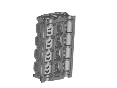 cylinderhead top part Free 3D model