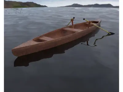 Rowing Boat 3D print model