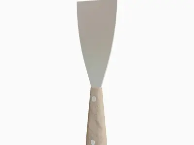 Painter Spatula 02 Low-poly 3D model