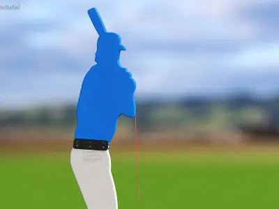 Baseball Pitching Dummy 3D model