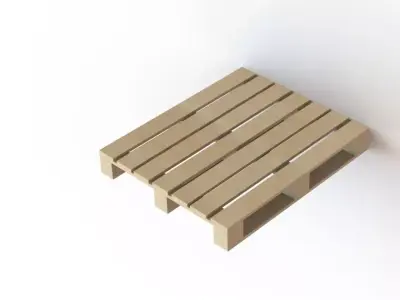 Pallet wooden 3D model purchase