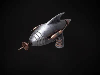 Scifi - GUN Low-poly 3D model
