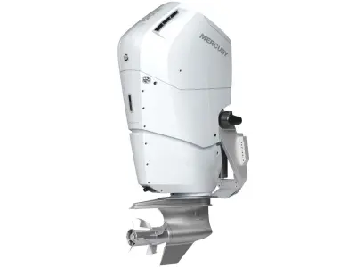 Mercury Verado V12 600HP Outboard Motor 3D model