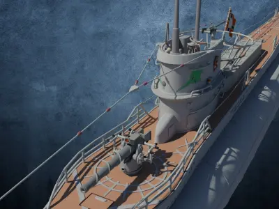 U-Boot TYP VIID 3D model