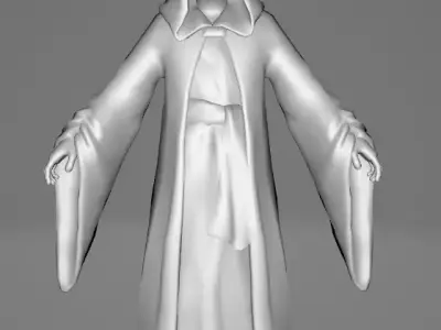 STAR WARS Emperor Palpatine - Low Poly Game - FBX MODEL Low-poly 3D model