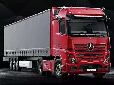 2020 Mercedes-Benz Actros 3D model