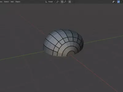 Futuristic Metal Helmet Free low-poly 3D model