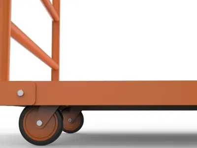 Generic Cart Heavy Duty Transport 02 3D model