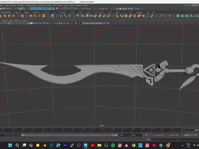Gacha Icon from genshin impact model Low-poly 3D model