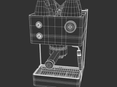  Stainless Steel Espresso Machine Model 