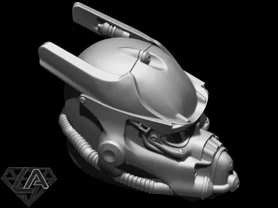Fallout Helmets set 3D print model