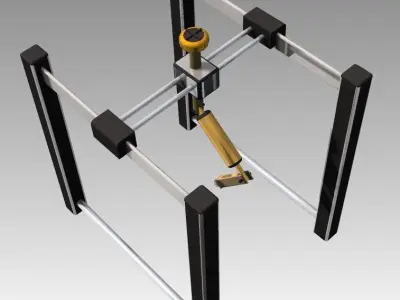 Gantry Robot 3D model