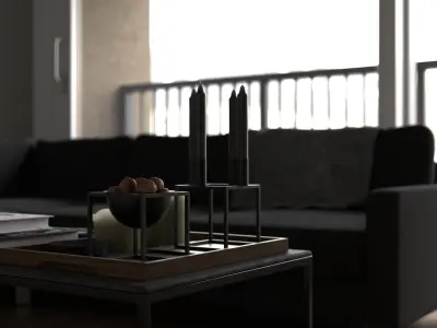 Photorealistic Modern Interior 3D model
