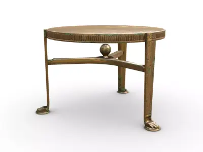 Rome Bronze Table Low-poly 3D model