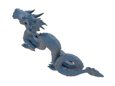 Sculpture-006 dragon statue 3D model