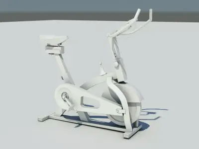 Exercise cycle gym Low-poly 3D model