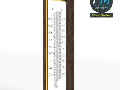 Wall thermometer 3D model