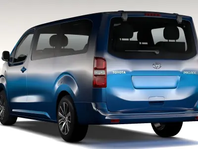Toyota ProAce Verso L3 2017 3D model